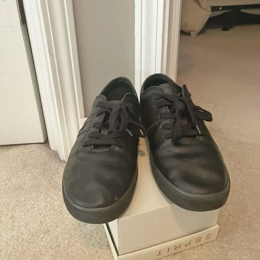 Polo Ralph Lauren Halford Leather Cushioned Lace Up Comfy Walking Sneakers